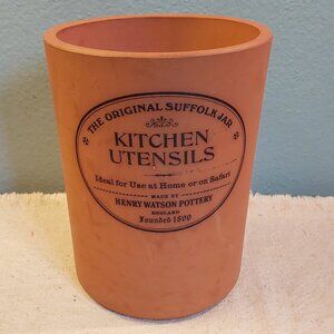 Vintage Henry Watson Pottery Kitchen Utensils crock